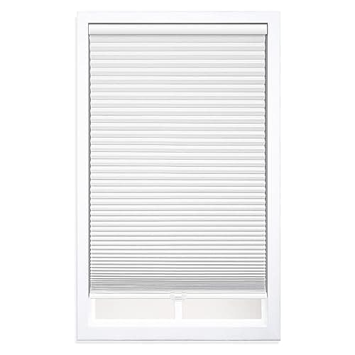 DEZ FURNISHINGS Cordless 1.5" ...ular Shade, 33"W x 48"H, White