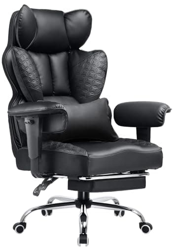 COMHOMA Big & Tall Ergonomic Gaming/Office Chair w/ Footrest, Pocket Spring Lumbar Support, Pillow & 150° Recline $137.99 + Free Shipping