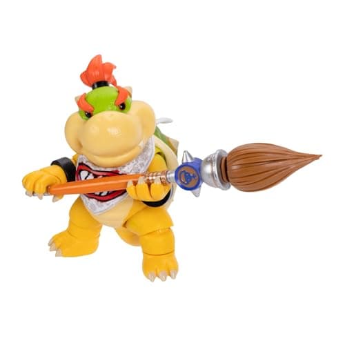 $9.99** | JAKKS Pacific The Super Mario Galaxy Movie 5” Action Figures Series 1 (Bowser Jr. with Paint Brush Accessory) at Amazon