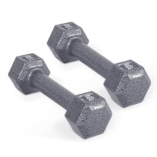 5-Lb Pair CAP Barbell Cast Iron Hex Dumbbell $10.99 + Free Shipping w/ Prime or on $35+