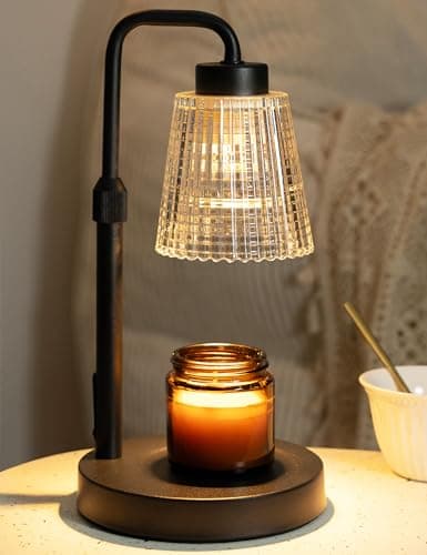 Godonlif Dimmable Candle Warmer Lamp w/ Timer (Black) $8.99 + Free Shipping w/ Prime or on $35+