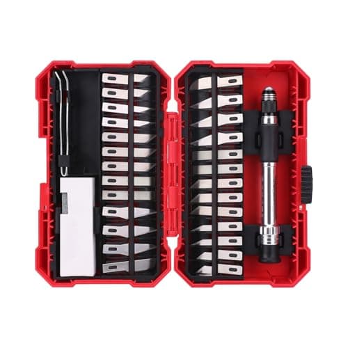$8.39** | 29-Piece Amazon Basics Precision Hobby Knife Set w/ Case at Amazon