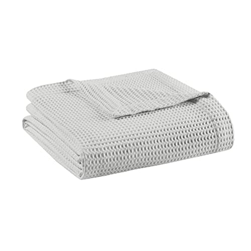 Madison Park 100% Cotton Blank...ull/Queen(90 in x 90 in), Grey