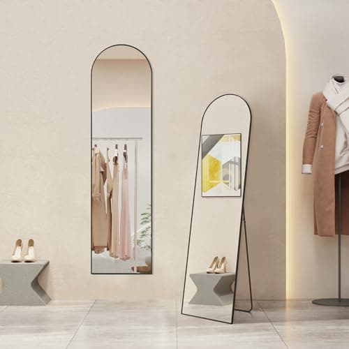 Aidoly Arched Mirror Full Leng...oy Frame for Bedroom Cloakroom