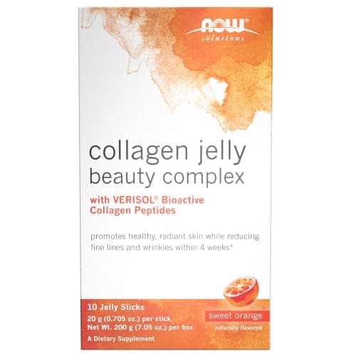 NOW Solutions, Collagen Jelly ...Orange Flavor, 10 Jelly Sticks