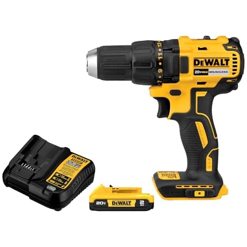$89.10* | DeWALT 20V MAX Cordless 1/2" Drill Driver w/ XR 2.0Ah Battery & Charger Kit (DCD777D1) at Amazon