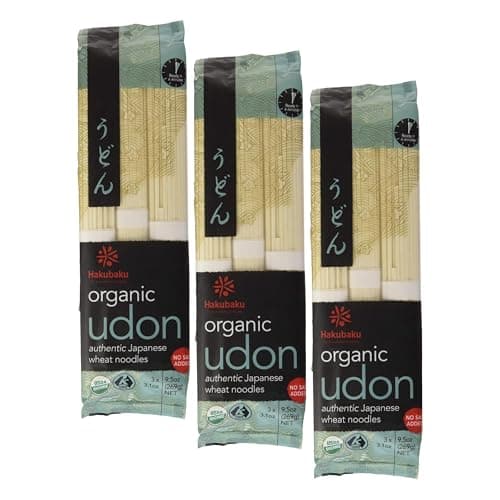 Hakubaku Organic Udon Authenti...t Added, 9.5 Ounce (Pack of 3)