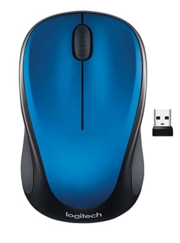 Logitech M317 Wireless Mouse w/ 2.4GHz Nano USB Receiver (Steel Blue) $7