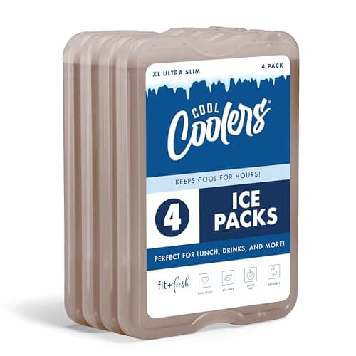 4-Pk Fit & Fresh Cool Coolers Reusable Slim XL Ice Packs (various colors) $7