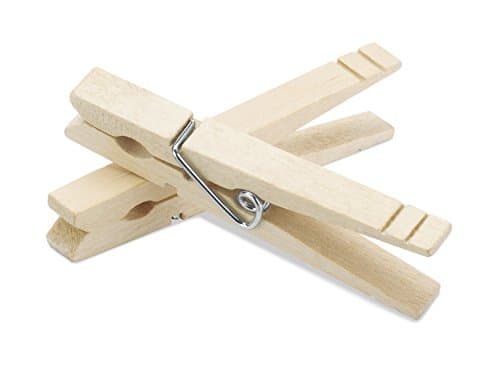 Whitmor Wood Natural Clothespins, S/100,6026-868