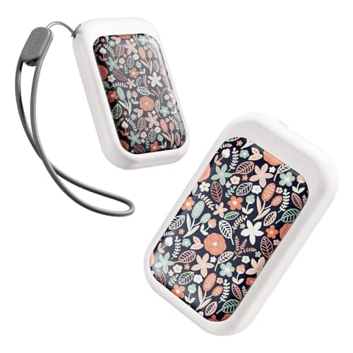 OCOOPA UT4 Young Rechargeable Hand Warmers 2 Pack, 0.6'' Slim Magnetic Design, Fits in Gloves & Pockets, UL Certified, Electric Hand Warmer, for Women, Winter Essentials