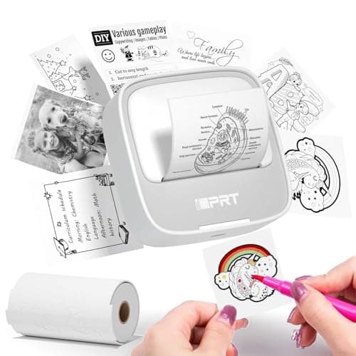 iDPRT Portable Bluetooth Thermal Sticker Printer w/ 1x Roll Sticker Paper $8