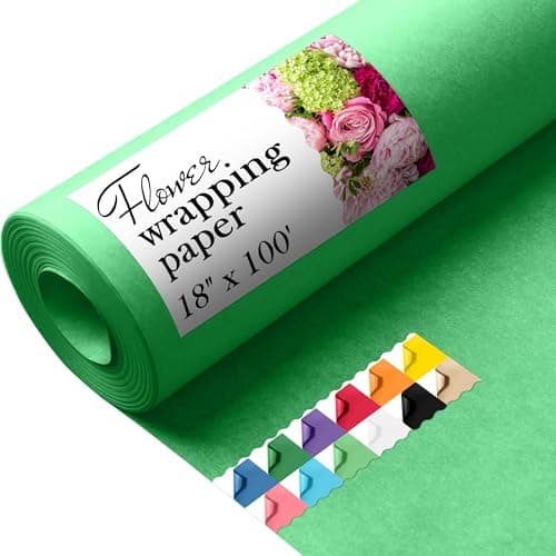 Paclord Flower Wrapping Paper,... Shops, and Flower Decorations