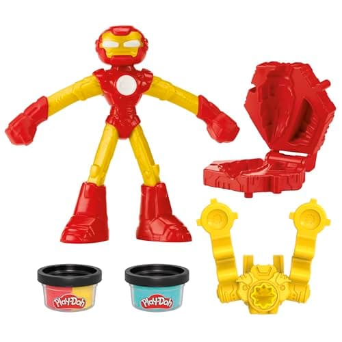 Play-Doh Marvel Iron Man Blast Launcher w/ Bendy Action Figure $6 + Free Shipping w/ Prime or on orders over $35