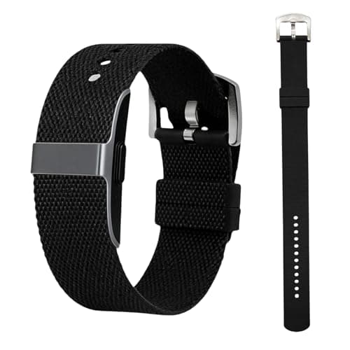CKONXE FKM Rubber Loop Strap Compatible with Hume Health Band, Soft Waterproof Adjustable Fluororubber Replacement Bands Wristband for Fitness Tracker Women Men