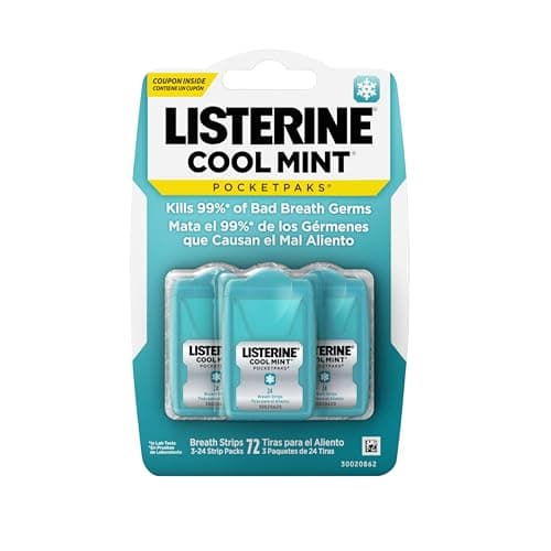 Select Accounts: 72-Ct Listerine PocketPaks Breath Strip (Cool Mint) $2.80 w/ S&S