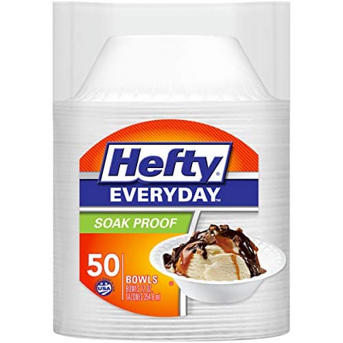 Hefty Soak-Proof Foam Bowls 50-Count Only $2.93 Shipped on Amazon