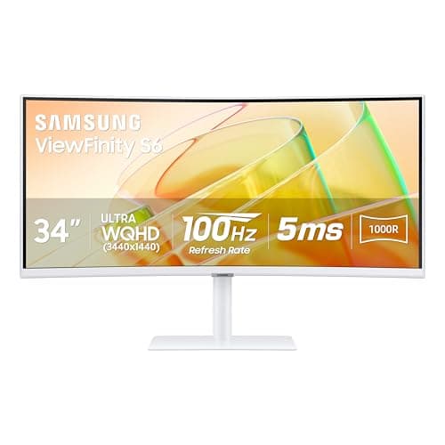 Samsung 34” ViewFinity (S65TC) Ultra-WQHD 1000R Curved Computer Monitor $399.99