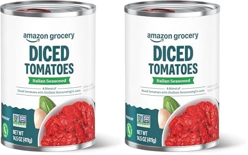 Amazon Grocery, Italian Season... Tomatoes, 14.5 Oz (Pack of 2)