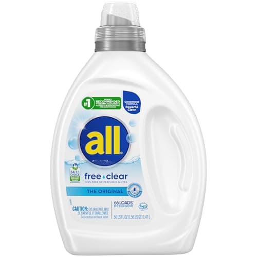 All Free Clear 50 oz. Laundry Detergent for Sensitive Skin for $8 + free shipping w/ Prime