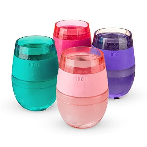 HOST Cooling Cup Set of 4 Plas...z, Assorted Translucent Colors
