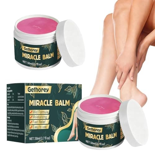 Gethorey Miracle Balm Joint Relief & Hydration Balm - Hyaluronic Acid & Vitamin E Moisturizing Formula - Fast-Acting, Soothing Support for Joint & Skin Comfort-A02