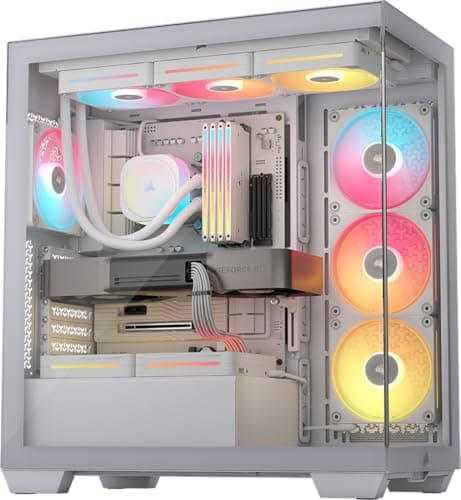 CORSAIR 3500X LX RGB Link Panoramic Mid-Tower PC Case $89.60 + Free S&H