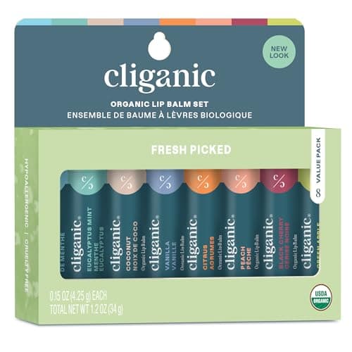 Cliganic Organic Lip Balm 8-Pack Just $7.99 Shipped on Amazon (Reg. $15)