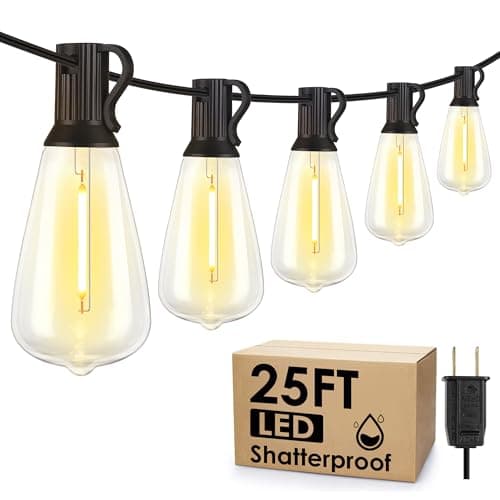 Prime Members: 25' Larkvue 10-Bulb LED Outdoor String Lights $10 + Free S&H