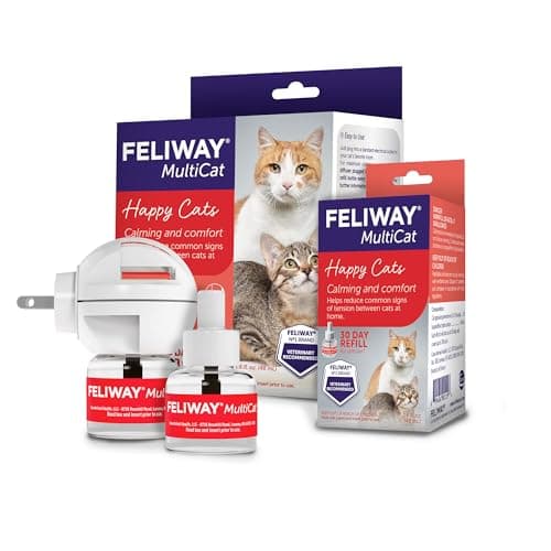 FELIWAY MultiCat Calming Phero...Diffuser & 2 Refills (60 Days)