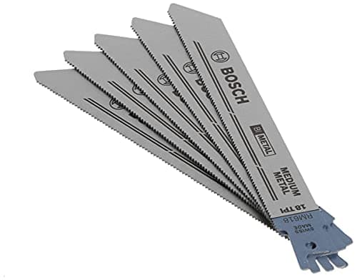 5-Pack Bosch RM618 6" 18T Metal Cutting Reciprocating Saw Blades $5.88 + Free Shipping w/ Prime or on $35+