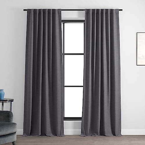 HPD Half Price Drapes Bellino ... Room, 50W x 120L, Armour Grey