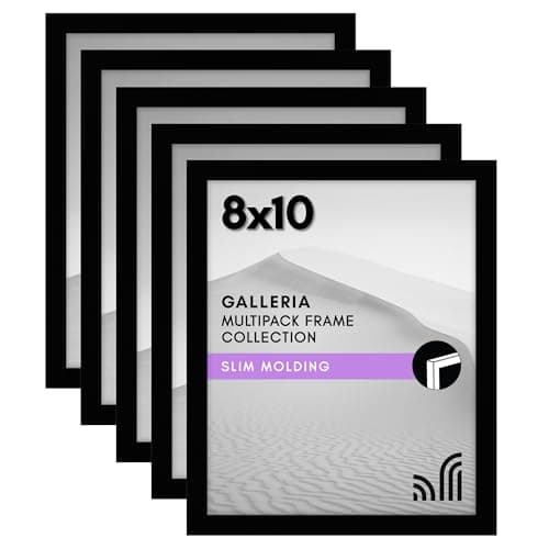 Americanflat 8x10 Picture Fram...letop and Wall Display - Black