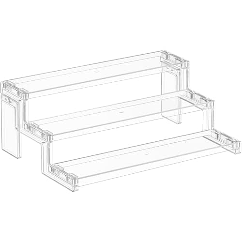 $5* | 12" Lifewit 3-Tier Plastic Display Stand Organizer (Clear) at Amazon