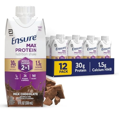 12-pk 11-oz Ensure Max Protein Shake (Milk Chocolate) $17.20 w/ S&S