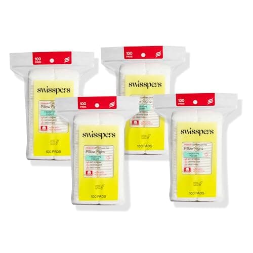 Swisspers Premium Cotton Pillo... Men & Pets (100 Count) 4 Pack