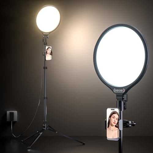 UBeesize 10" LED Light with 62...ouTube, Live Streaming, Makeup