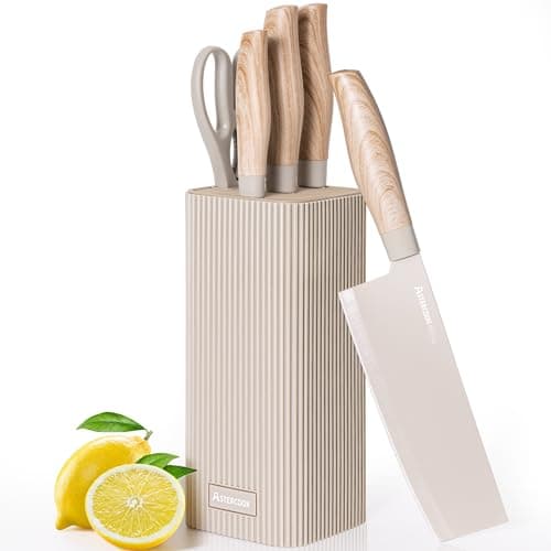 6-Piece Knife Set w/ Block Only $15.99 Shipped for Prime Members (Reg. $30)