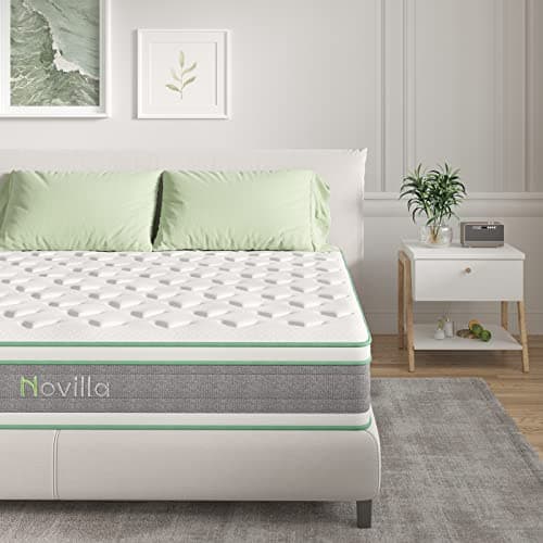 Novilla King Mattress 12 Inch ...m Firm with Pillow Top, Groove