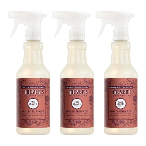 Mrs. MEYER'S CLEAN DAY Multi-Surface Everyday Cleaner, Fall Leaves Scent, 16 Fl Oz Bottle - 3 Pack