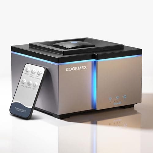 All Day Long-Lasting Aromatherapy, 500ML Large Aromatherapy Diffuser: Ultrasonic Cool Mist Humidifier, Remote Control, 7 Color Lights, Timer, Auto-Off for Home/Bedroom/Yoga (Silver)