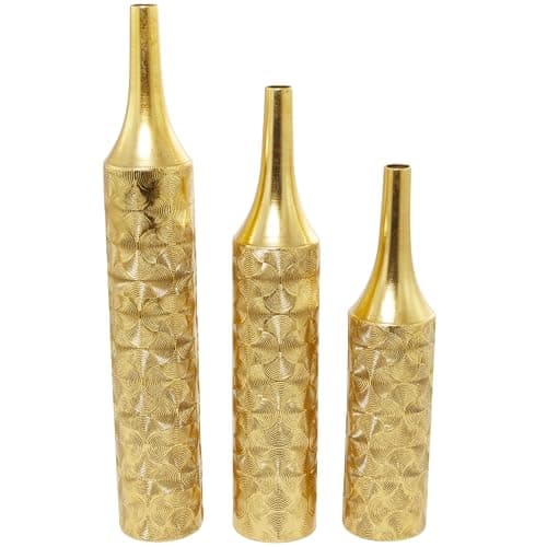 Deco 79 Metal Decorative Vase ...coration 36", 30", 25" H, Gold