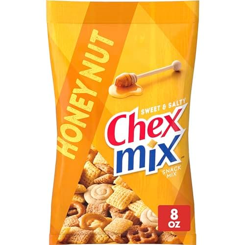$1.82: Chex Mix Honey Nut Snack Mix, Sweet and Salty Snack Bag, 8 oz @Amazon