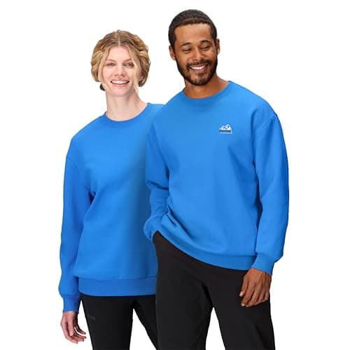MARMOT Unisex Peaks Crew Sweatshirt, Clear Blue, Large