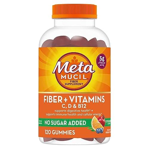 Metamucil Fiber Gummies for Ad...er Supplement Blend, 120 Count