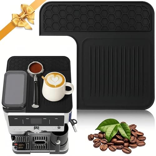 Top Mat for Ninja Luxe Cafe Espresso Machine ES601 & ES701, Protects Top Surface, Anti-scratch, Easy to Clean, Heat Resistant, Non-Slip Silicone Coffee Machine Mat for Ninja Luxe Cafe Accessories