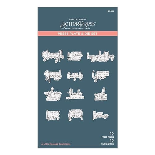 Spellbinders BP-026 A Little M...et from BetterPress Collection