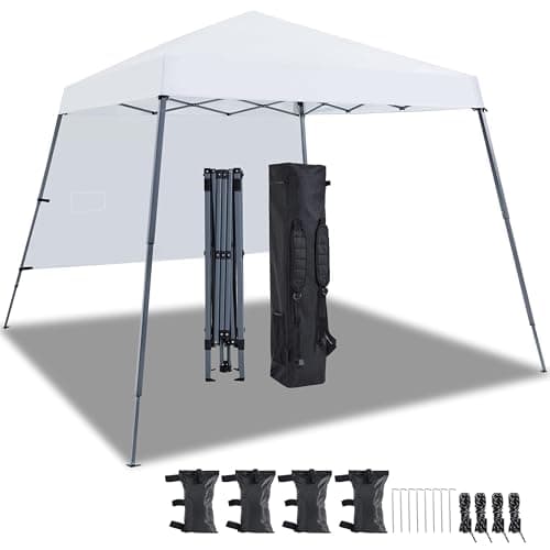 Yaheetech 10' x 10' Pop-Up Canopy Tent w/ Sidewall & Sandbags (Silver-Coated White) $54.15 + Free Shipping
