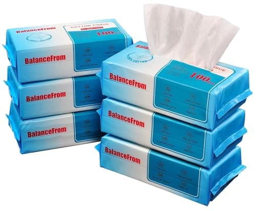 Elevon Multi-Purpose 100% Unsc...sitive Skin, White (Pack of 6)