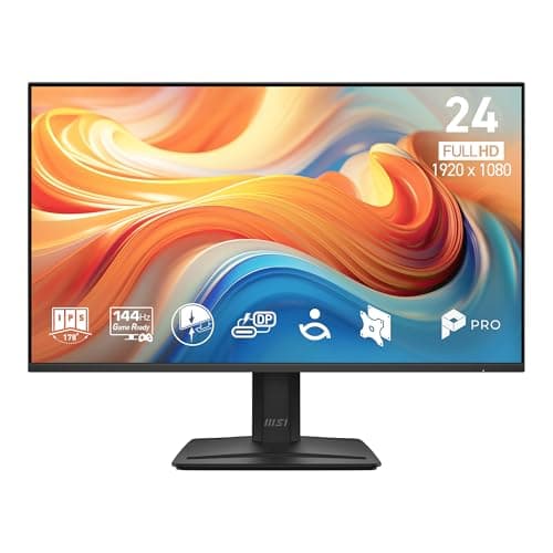 msi PRO MP242 E14C 24-inch IPS..., 4-Side Slim Bezel 1ms, Black